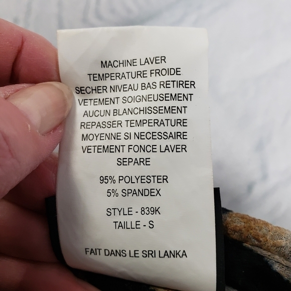 Southern Lady Animal Print Semi Sheer Jacket Shirt VGUC - Picture 4 of 12